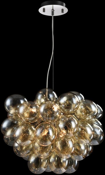 Maytoni modern függeszték balbo borostyán nikkel mymod112-08-g