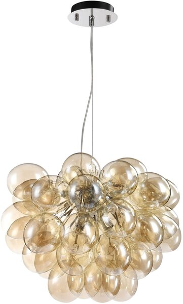 Maytoni modern függeszték balbo borostyán nikkel mymod112-08-g