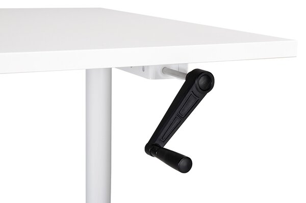 Manuálisan állítható asztal DESTINAS Fehér 120 cm 72 cm