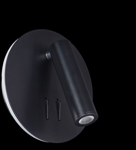 Maytoni modern fali lámpa ios 176 fekete myc176-wl-01-6w-b