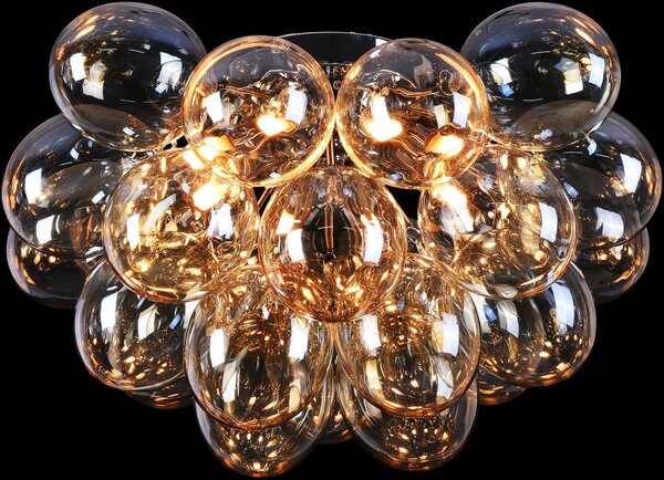 Maytoni modern mennyezeti lámpa balbo borostyán nikkel mymod112cl-08g
