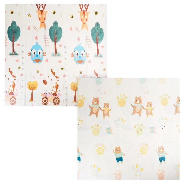 Aga4Kids Összecsukható habszivacs gyerek játszószőnyeg 200x180 cm DS3010