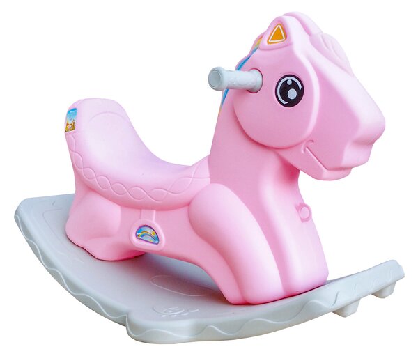 Aga4Kids Műanyag hintaló DS3801 Rózsaszín