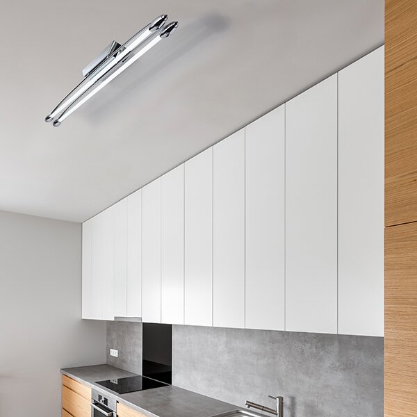 Endon modern mennyezeti lámpa harper led króm opál end81691