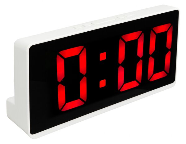 Aga Digitális ébresztőóra Piros