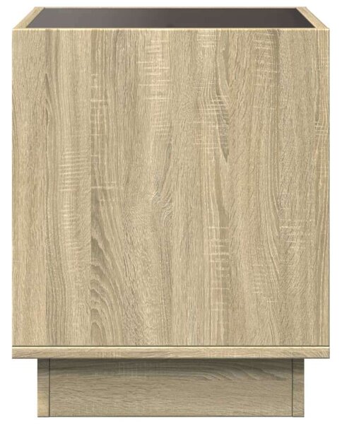 VidaXL LED Éjjeliszekrény - Sonoma Tölgy - 50x50x50 cm