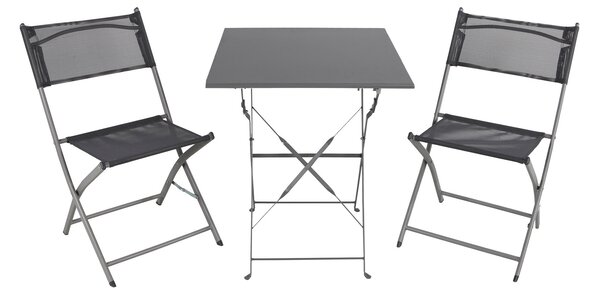 Linder Exclusiv Kerti szett BISTRO SET Szürke