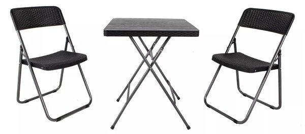 Linder Exclusiv Kerti szett BISTRO SET Fekete