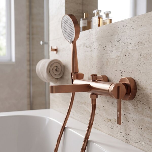 Fürdőkád csaptelep Grace Brush Copper