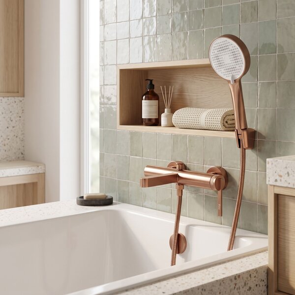 Fürdőkád csaptelep Grace Brush Copper