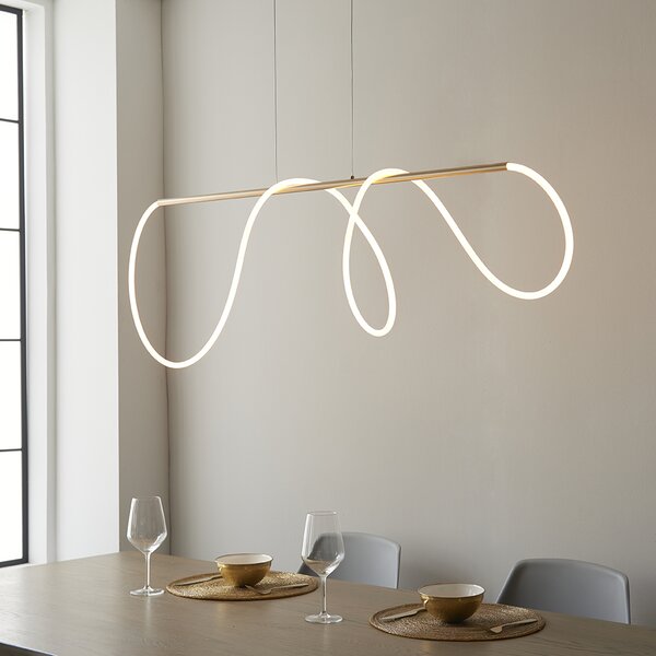 Endon modern függeszték attalea fehér arany end97629
