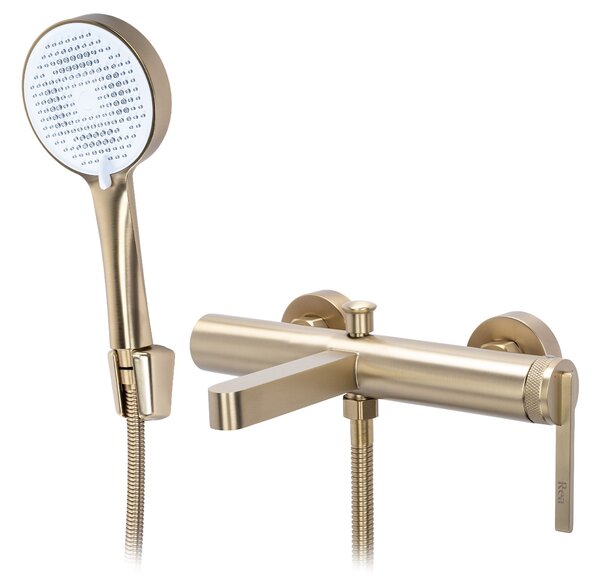 Fürdőkád csaptelep Grace Brush Gold