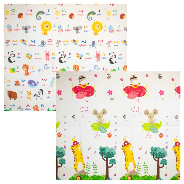 Aga4Kids Összecsukható habszivacs gyerek játszószőnyeg 200x180 cm DS3013