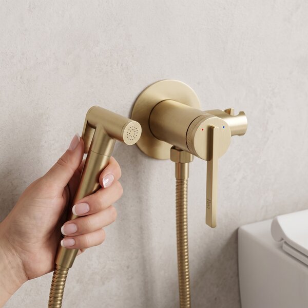 Bidé csap Rea Grace Brush Gold