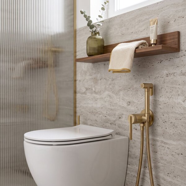 Bidé csap Rea Grace Brush Gold