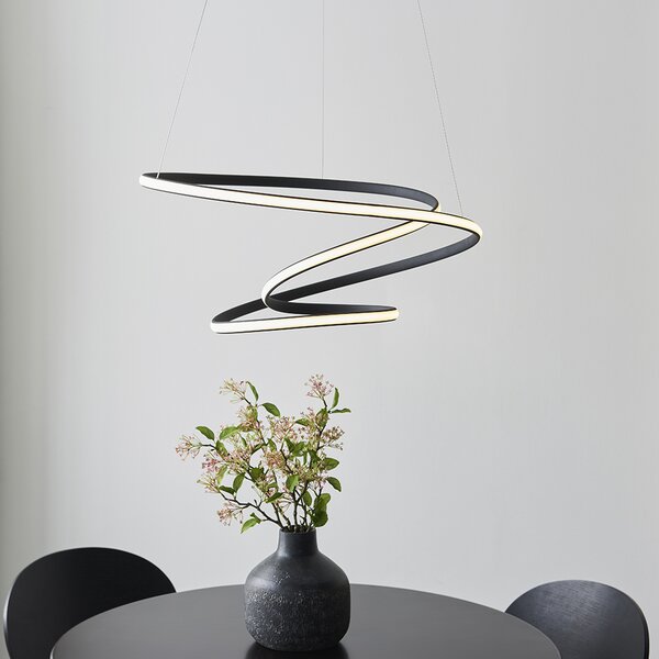 Endon modern függeszték dune fehér fekete end97632