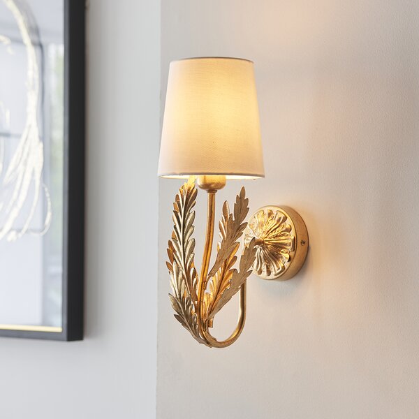 Endon klasszikus fali lámpa delphine ivory arany end95040