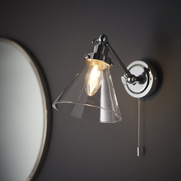 Endon modern skandináv fürdőszobai lámpa faraday króm átlátszó end93853 IP44