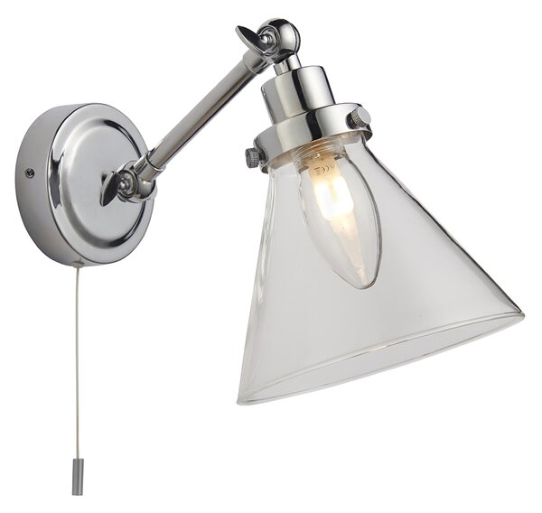 Endon modern skandináv fürdőszobai lámpa faraday króm átlátszó end93853 IP44