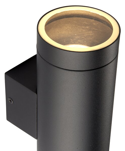 Endon modern kültéri led lámpa palin xl átlátszó fekete struktúra end98438 IP44