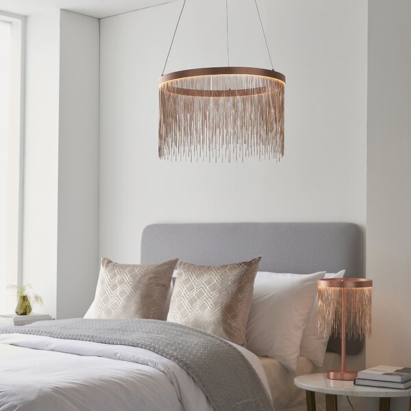 Endon glamour függeszték zelma réz end92178