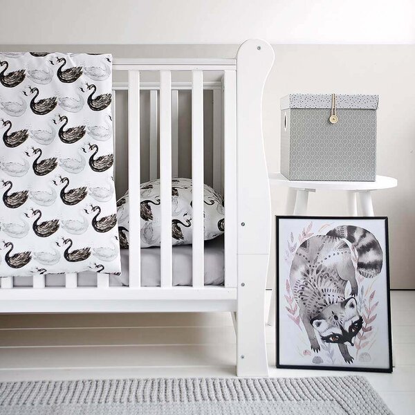 NOBLE Cot fehér kiságy 60x120