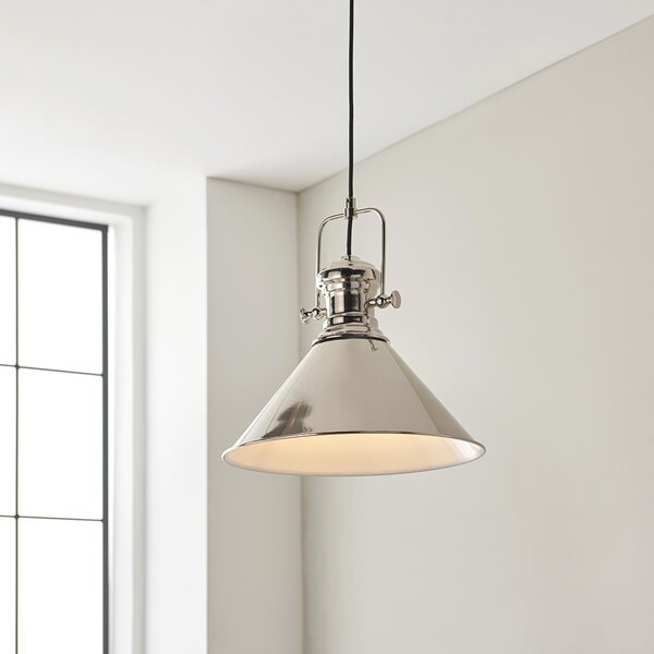 Endon loft skandináv függeszték brampton fehér nickel-nero end96178