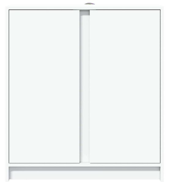 VidaXL LED-es Tálalószekrény - Fehér - 77x34x85 cm