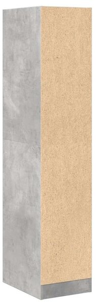 VidaXL betonszürke szerelt fa patikaszekrény 30 x 41 x 144,5 cm