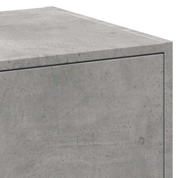 VidaXL betonszürke szerelt fa patikaszekrény 30 x 41 x 144,5 cm