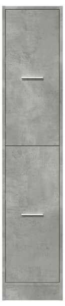 VidaXL betonszürke szerelt fa patikaszekrény 30 x 41 x 144,5 cm