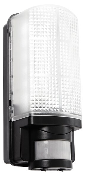 Endon modern kültéri fali lámpa motion led pir fekete end73716 IP44