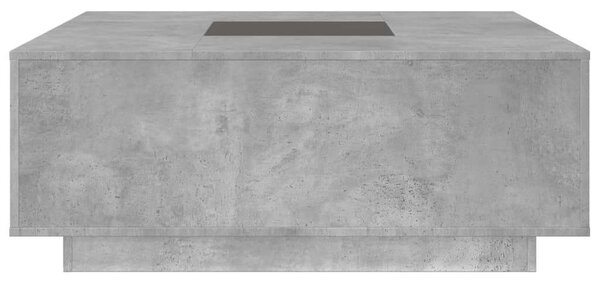 VidaXL LED Dohányzóasztal - Végtelen Tükör - 100x100 cm