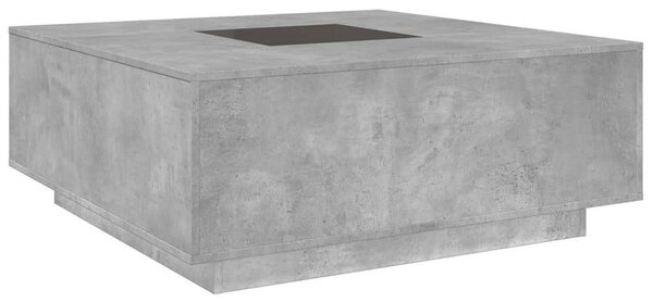 VidaXL LED Dohányzóasztal - Végtelen Tükör - 100x100 cm