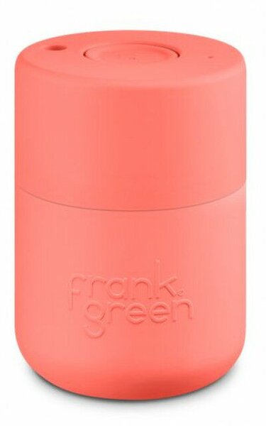Original Cup Living Coral Rózsaszín 230ml Tritán BPA mentes műanyag utazó pohár nyomógombos kupakkal