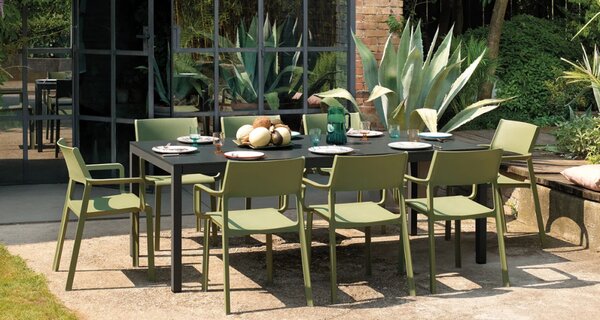 Nardi Trill agave zöld kültéri karos szék