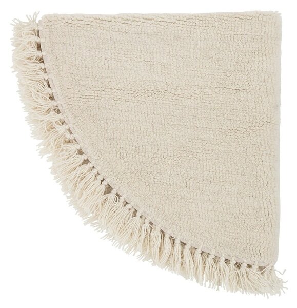 Nature bézs gyapjú szőnyeg, ⌀ 110 cm - Bloomingville