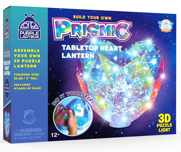 PRISMIC™ 3D Puzzle LED lámpa - Álló szív (APU-R-PM-1627)