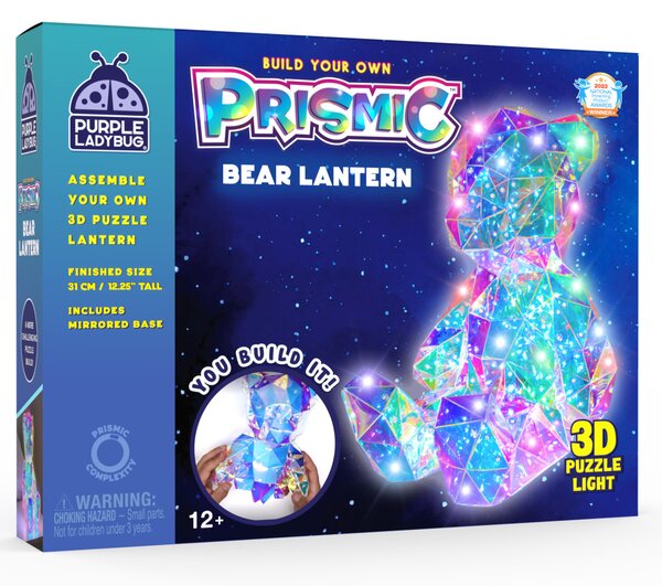 PRISMIC™ 3D Puzzle LED lámpa - Maci (APU-R-PM-1603)