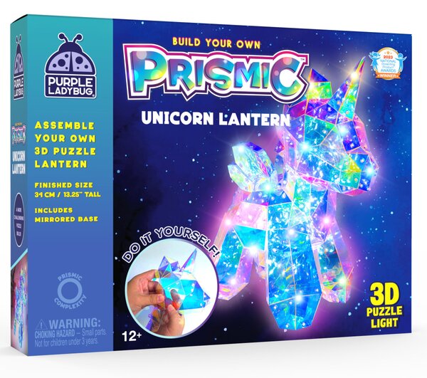 PRISMIC™ 3D Puzzle LED lámpa - Unikornis (APU-R-PM-1573)