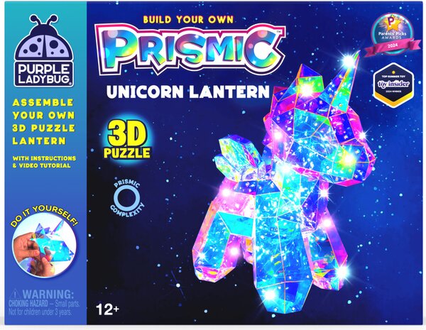 PRISMIC™ 3D Puzzle LED lámpa - Unikornis (APU-R-PM-1573)