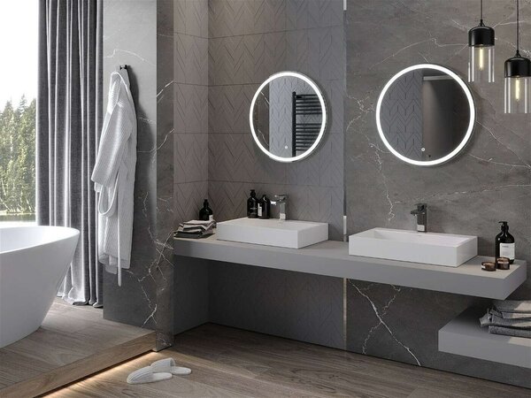 Mexen Gobi LED Tükör - 60 cm, Páramentesítővel