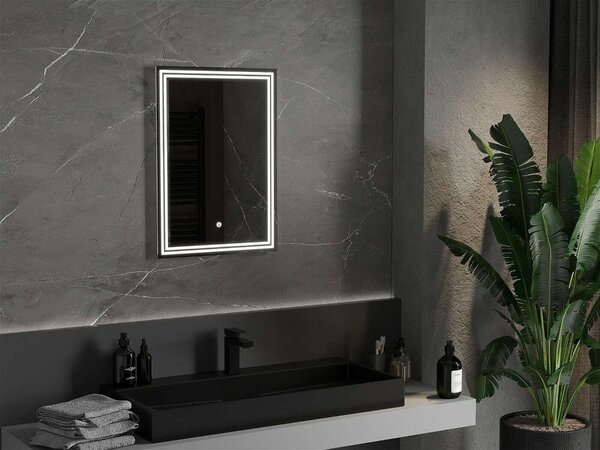 Mexen Taco LED Tükör - 50x70 cm, Páramentesítő