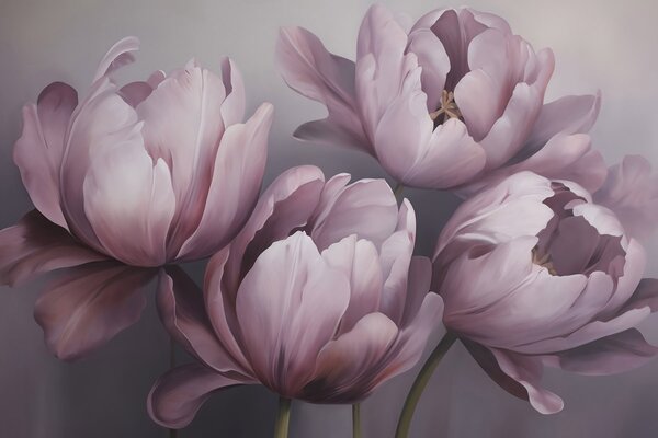 Fotótapéta Absztrakt tulipánok utánzata, Fotótapéta virágok és növények, w05593 : Uwalls.hu