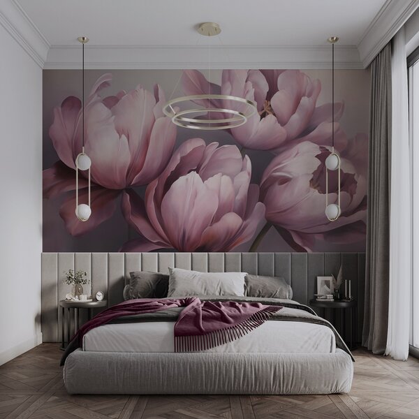Fotótapéta Absztrakt tulipánok utánzata, Fotótapéta virágok és növények, w05593 : Uwalls.hu