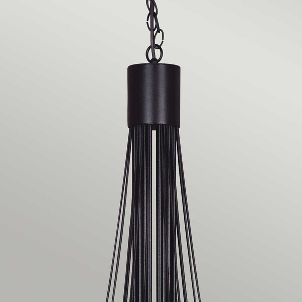 Elstead klasszikus csillár carisbrooke fekete elscb18-black