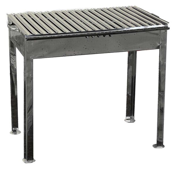 Rozsdamentes szögletes grillsütő 610x390x450