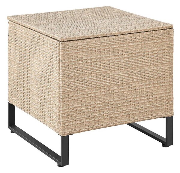 Juskys Santorini rattan kerti bútor szett - krém