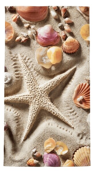 Gyorsan száradó strand Fürdőlepedő OCEAN SAND színes 70 x 140 cm, 100% mikroszál
