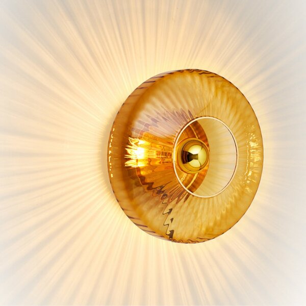 New Wave Optic Fali Lámpa XL Amber - Design By Us DESIGN BY US